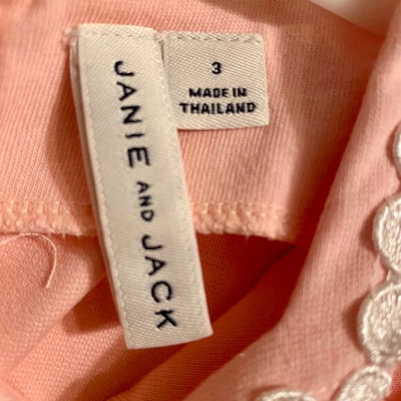 Janie and Jack Pink Jumper Size 3 - Picture 3 of 4